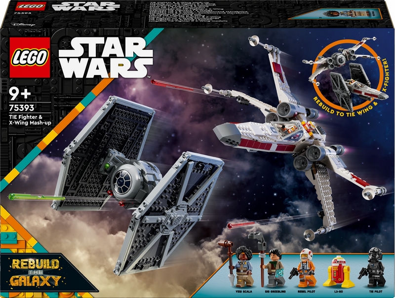 LEGO Star Wars 75393 Star Wars 75393 Kombinovaná sada stíhačky TIE a X-wingu